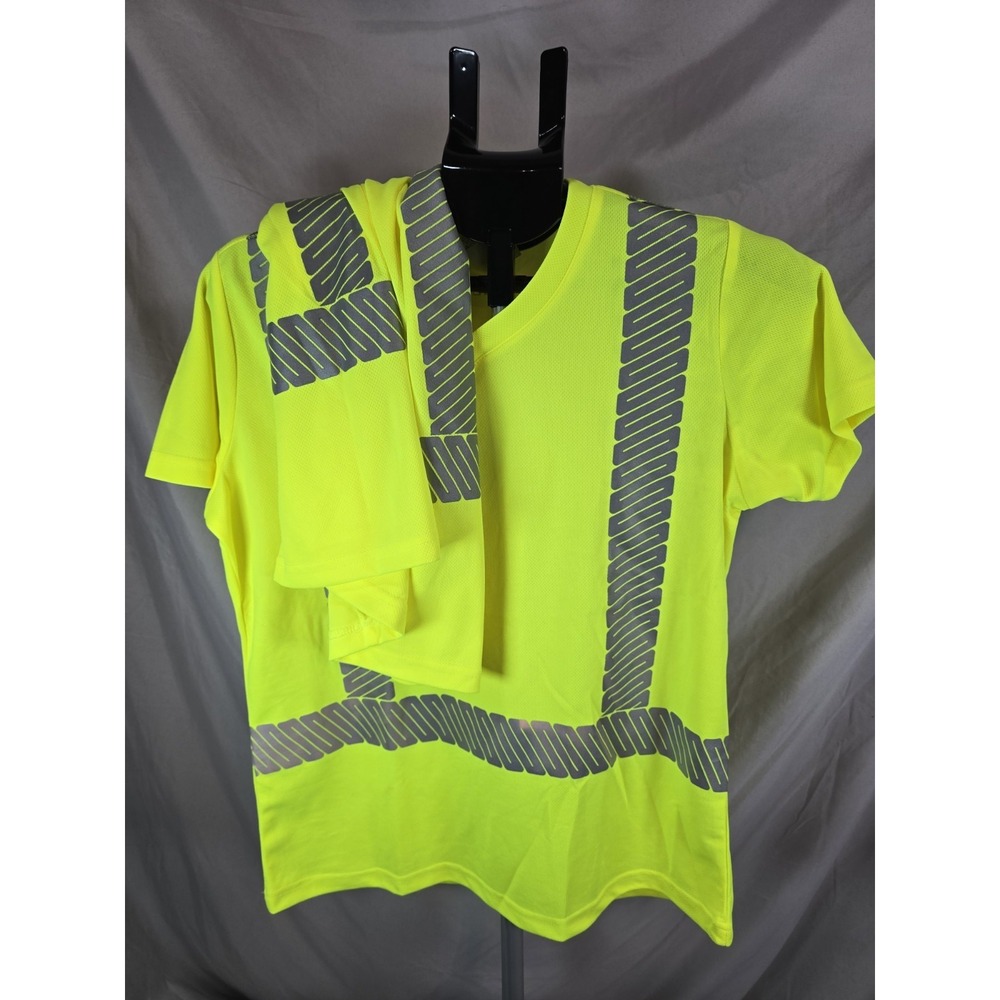 2x New Radians ST11W Type R Class 2 Men's Short Sleeve Safety Shirt -...